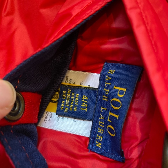 Ralph Lauren Reversible Vest Kids 4t - Picture 5 of 5